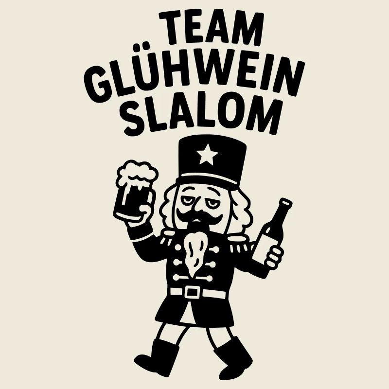 Team mulled wine slalom drunk nutcracker funny