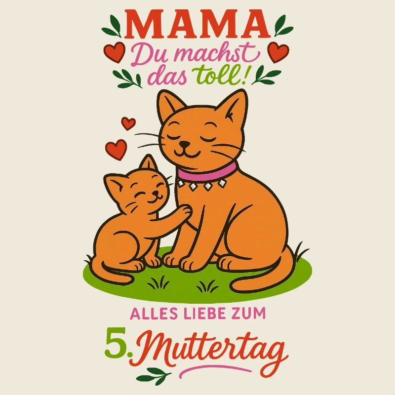 5. Muttertag - Mama, du machst das toll!