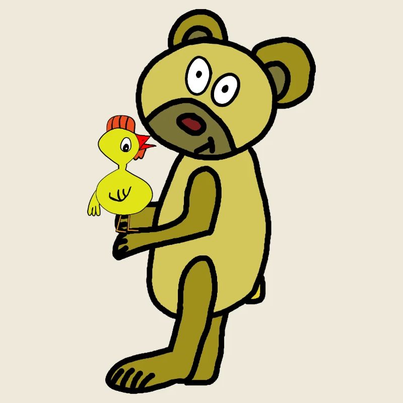Teddy Easter Chick Chicken Kids Child