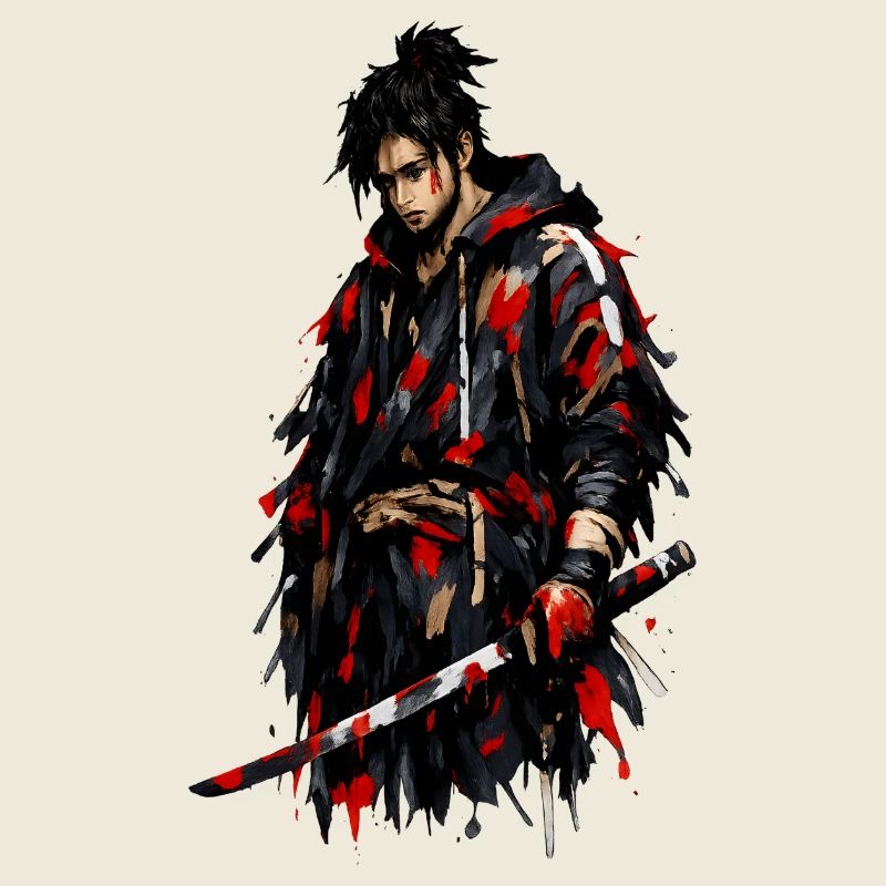 Roter Schatten Samurai