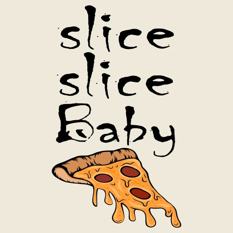 Tranche tranche de pizza pour bébé