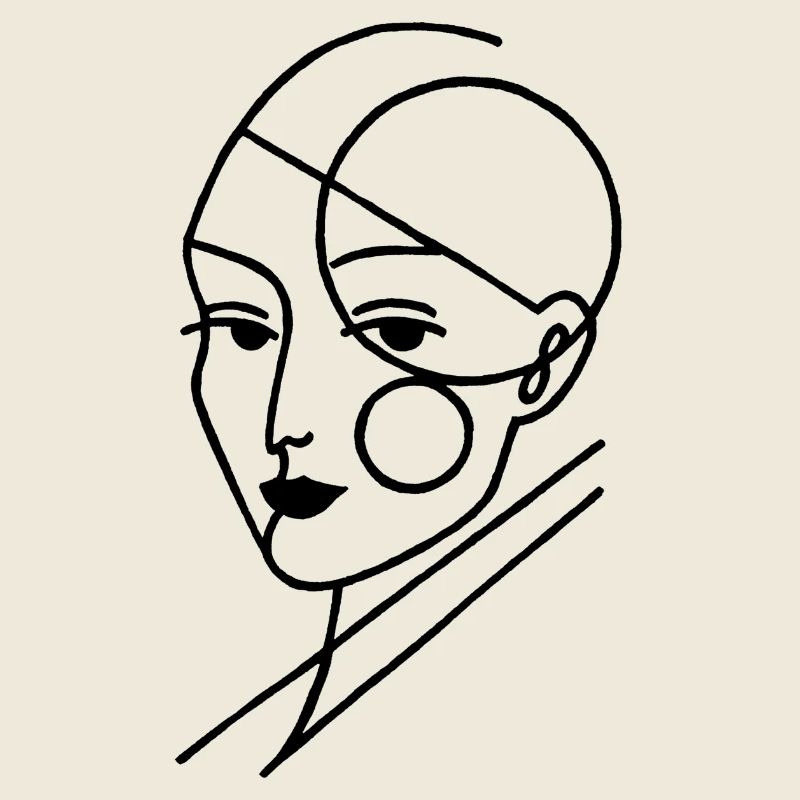 Black Geometric Human