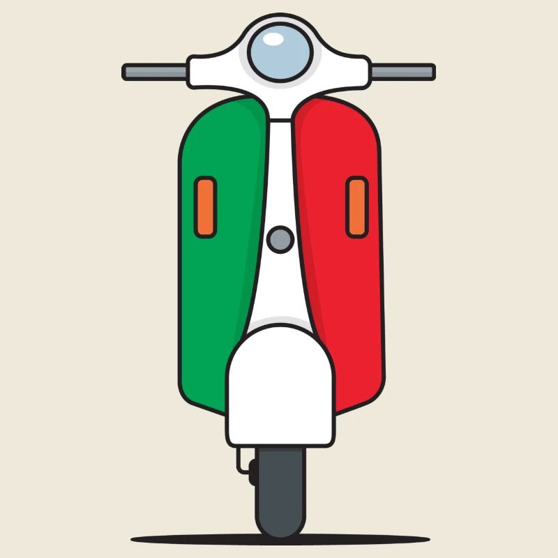 Wunderschönes Italienischer Roller Design