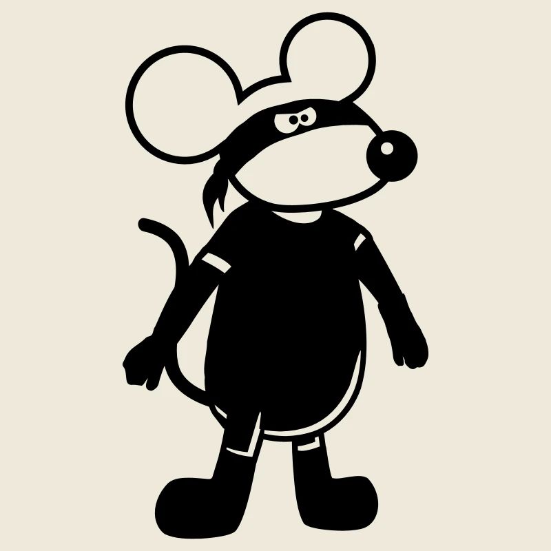 Mouse Evil Robber Ninja Raid Thief Burglar