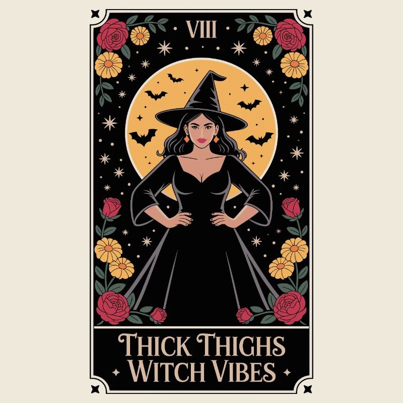 Thick Thighs Witch Vibes Tarot