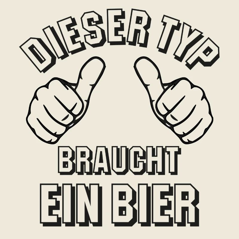 Dieser Typ braucht ein Bier