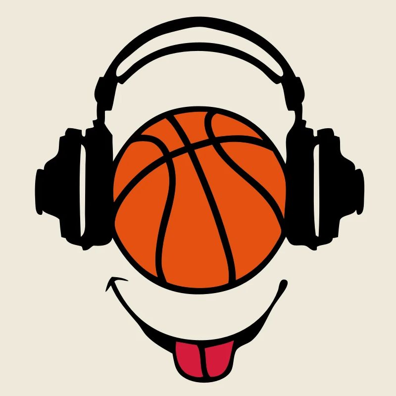 Kopfhörer Kopfhörer dj Basketball smiley1