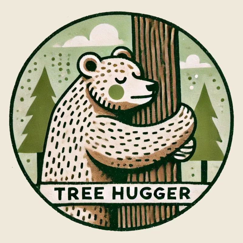Tree hugger Bear