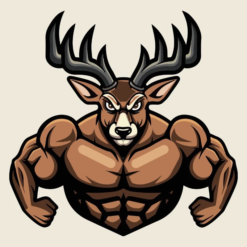 Bande dessinée Muscles de cerf