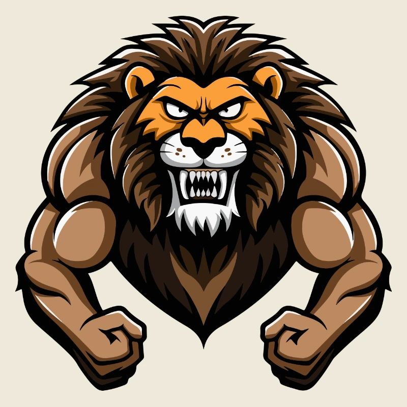 Lion Muscles Animaux