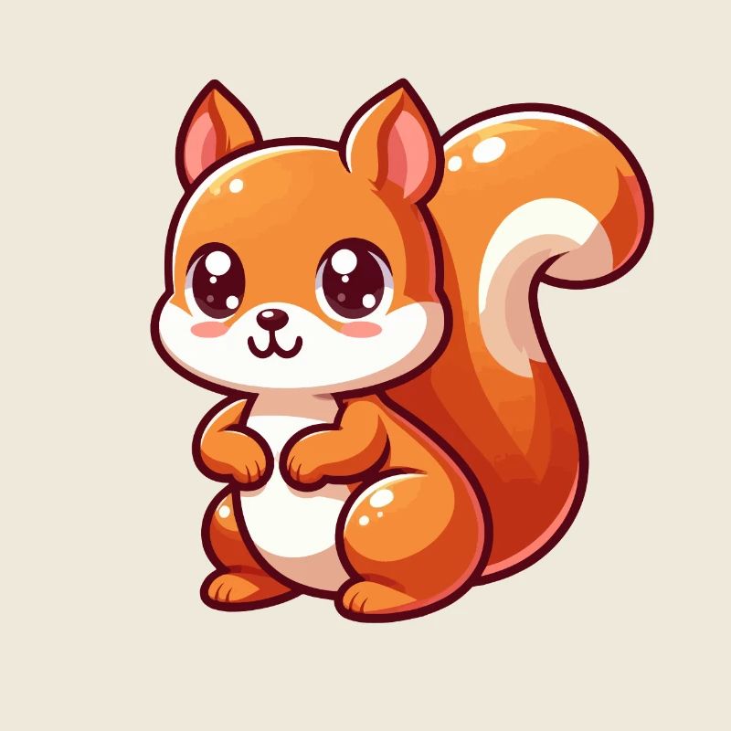 Kawaii Eichhörnchen