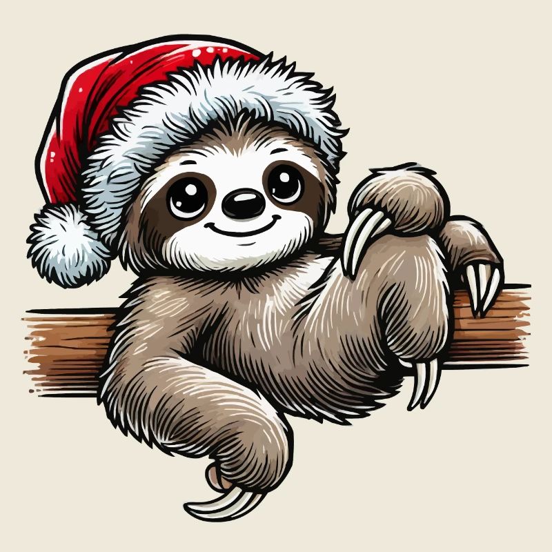 Faultier Weihnachten