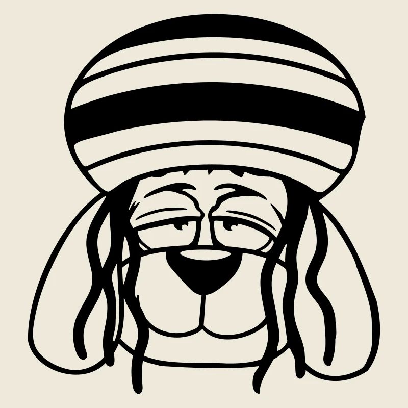 Dog Reggae Dreadlocks Hat Chill Relaxed Cool
