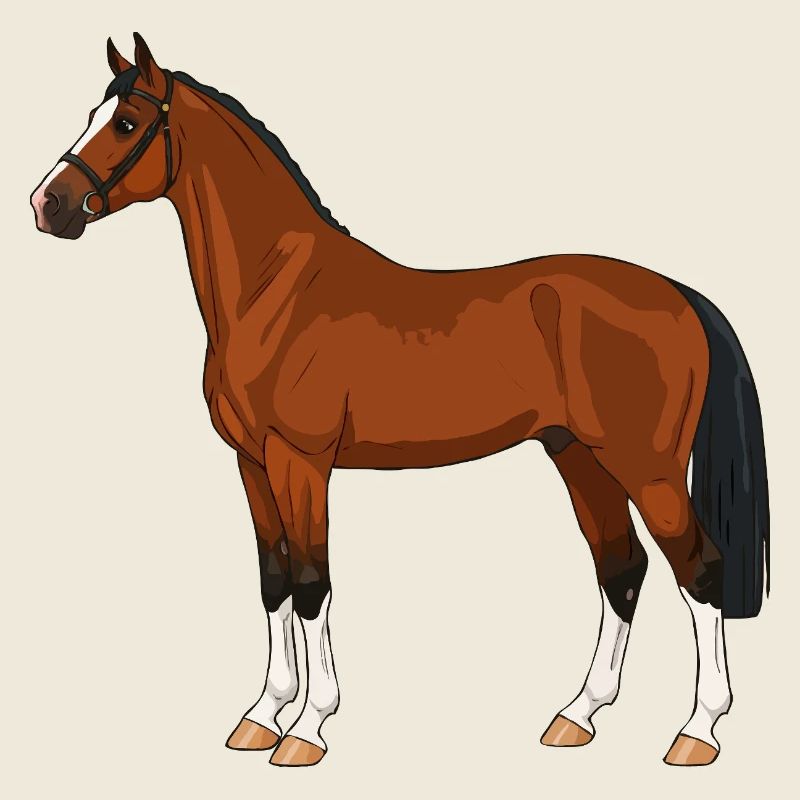 Cheval de Hackney réel