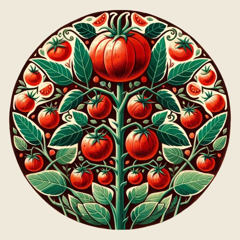 Tomato Farmer Tomatoes Art