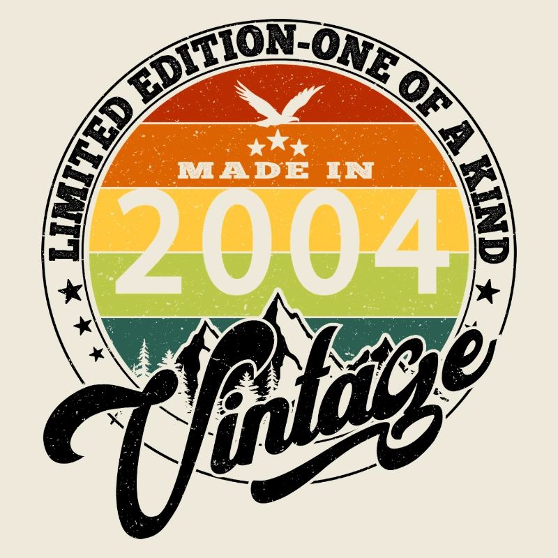 2004 Birthday Born in 2004 Vintage Retro. Editio