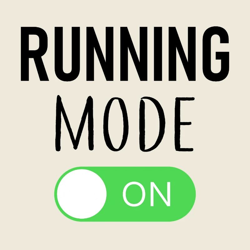 Mode course à pied activé - Jogging - Coureurs - Sports