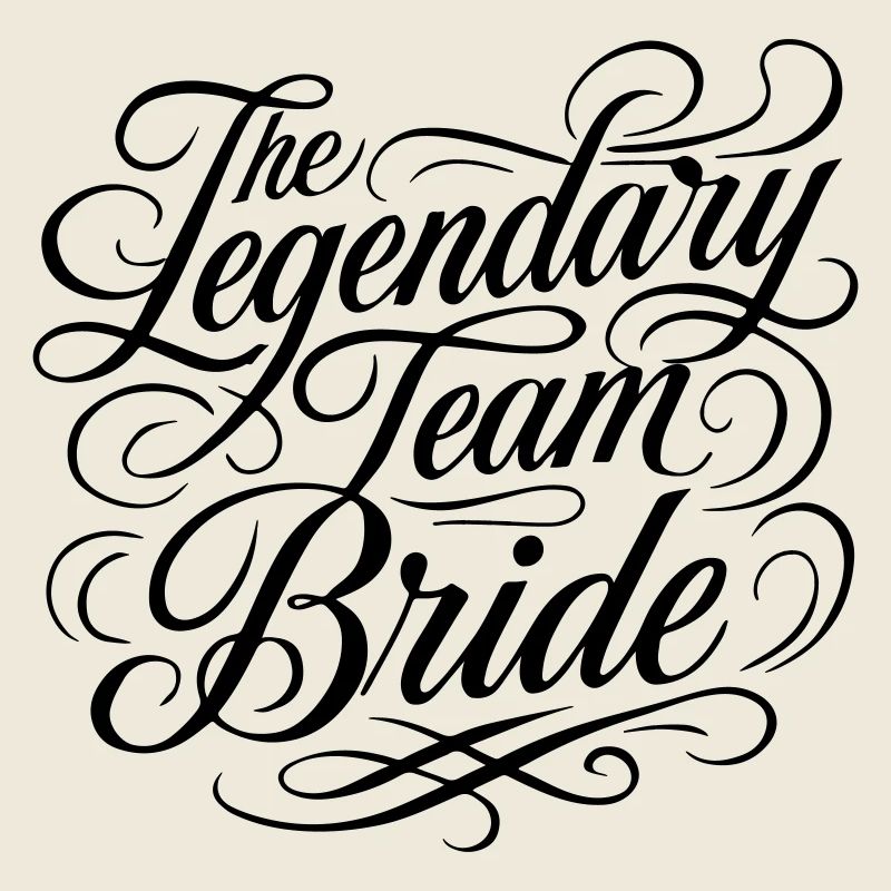 Team Bride Wedding Saying