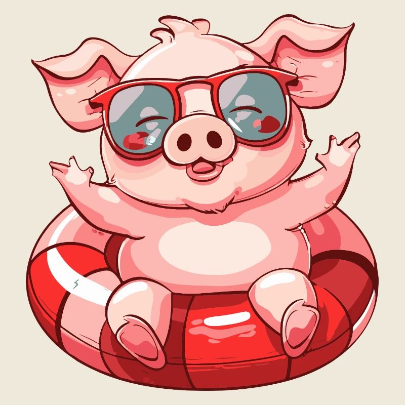 Cochon Bande Dessinée Cool