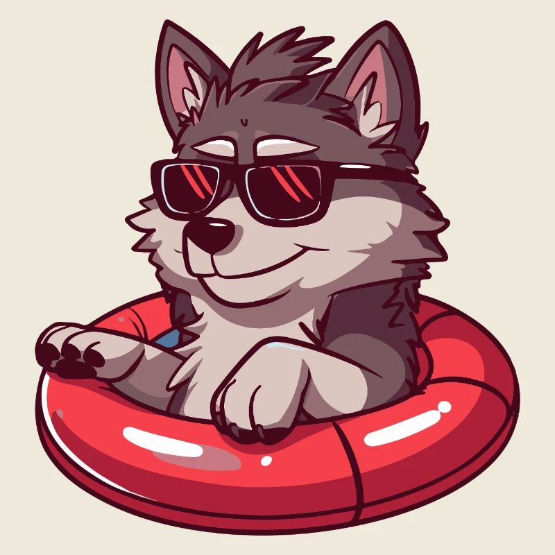 Loup Bande Dessinée Cool