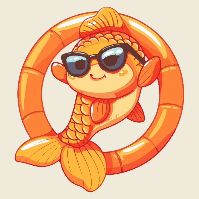 Goldfisch Comic Cool