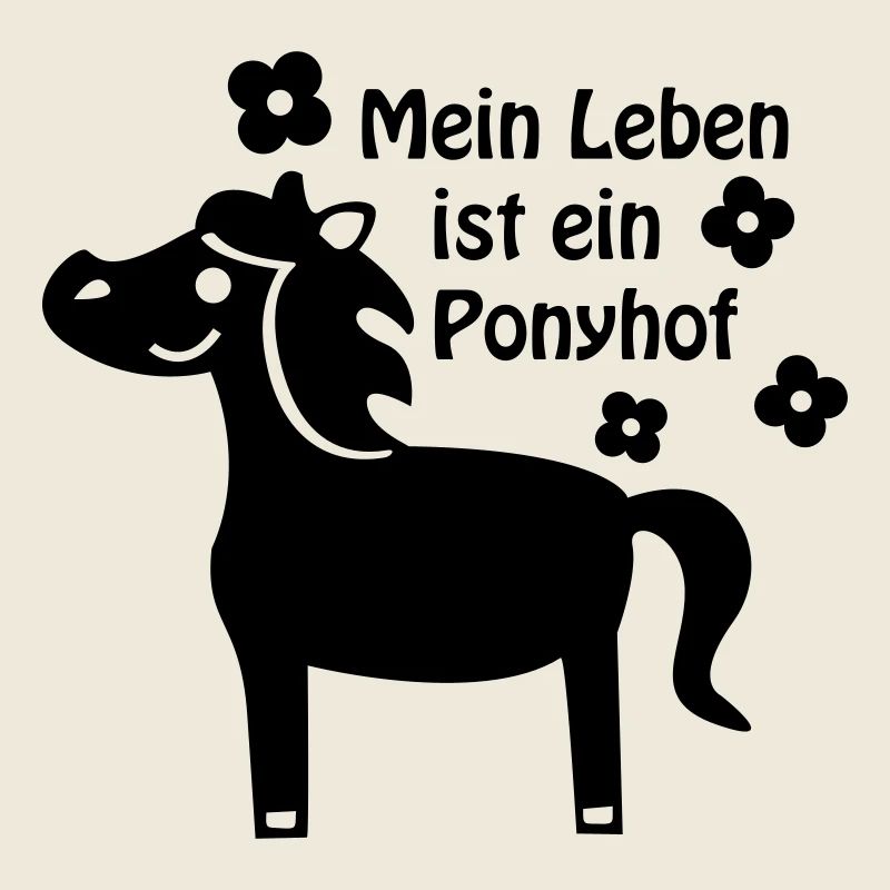 La vie est poney / cheval poney