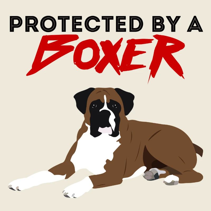 Hund / Boxer: Protected By A Boxer