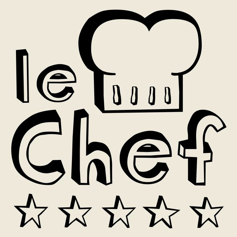 Le Chef Vater, Ehemann oder man Meister der Grill,