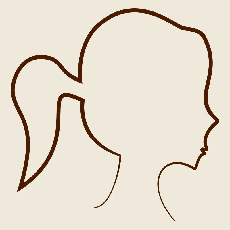 Silhouette Mädchen