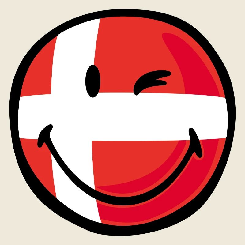 Smiley Flag Denmark