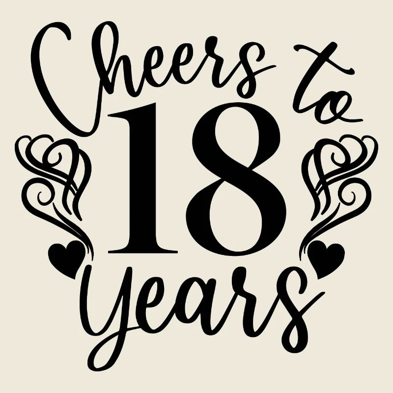 Vive le 18e anniversaire de 18 ans
