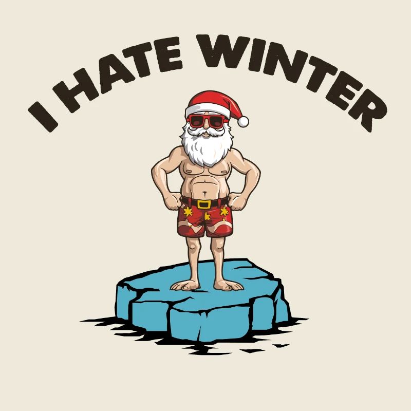 weihnachtsmann eisscholle winter