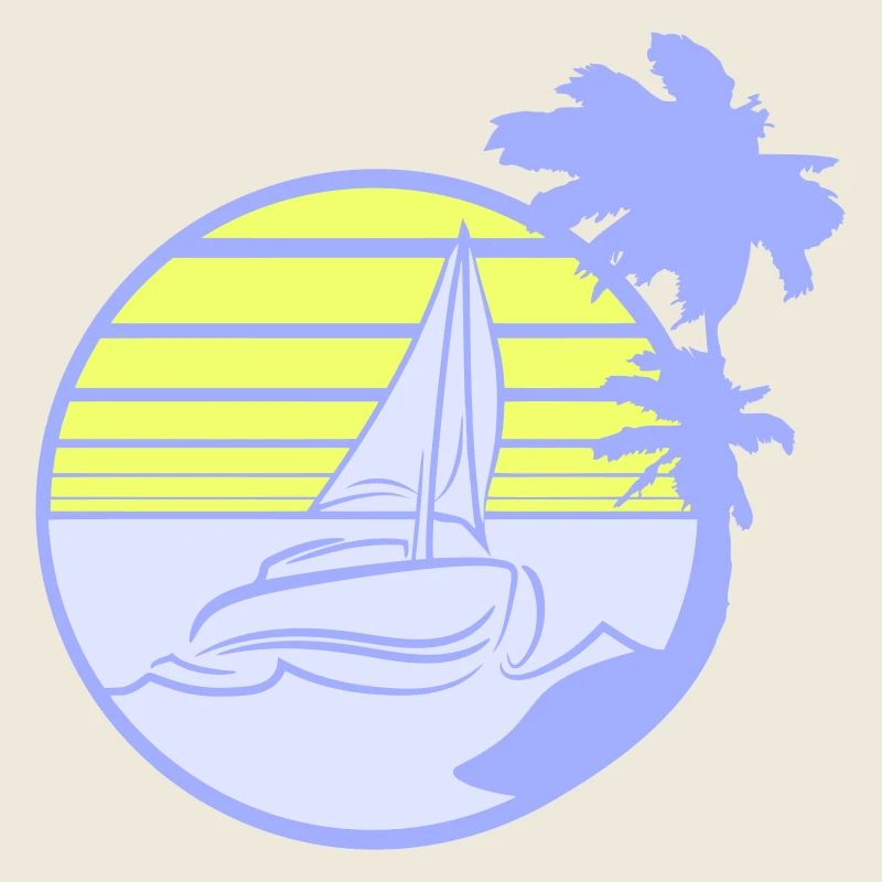 Ship Sun Stripe Sailor Captain Water Boat