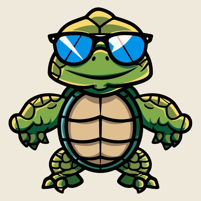 Turtle Comic Cool