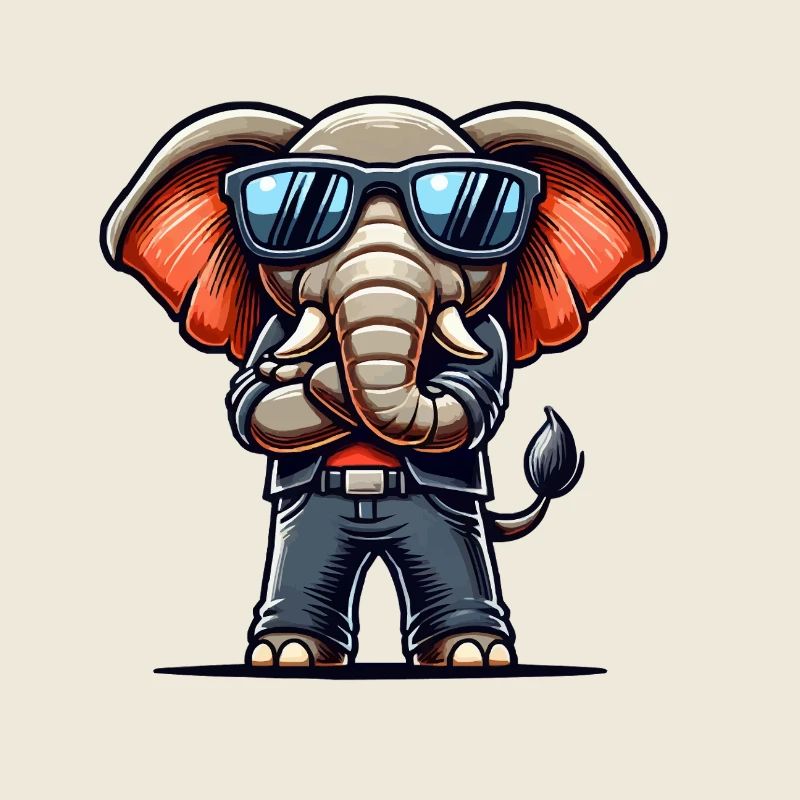 Elephant Comic Sunglasses