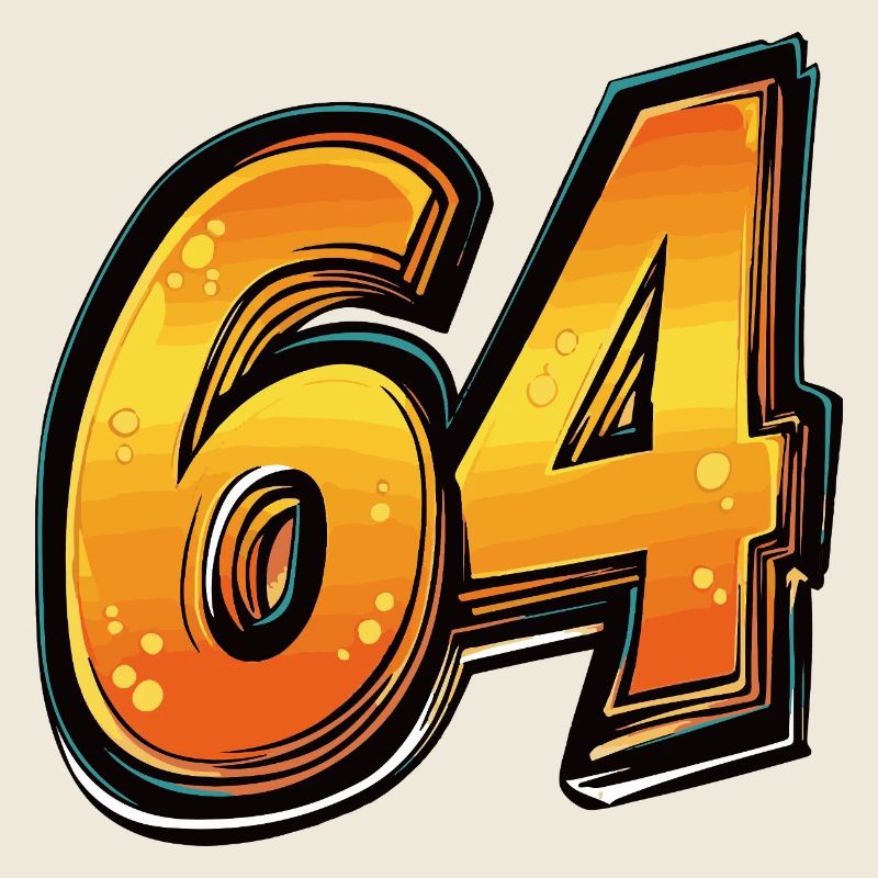 64 Symbole numérique