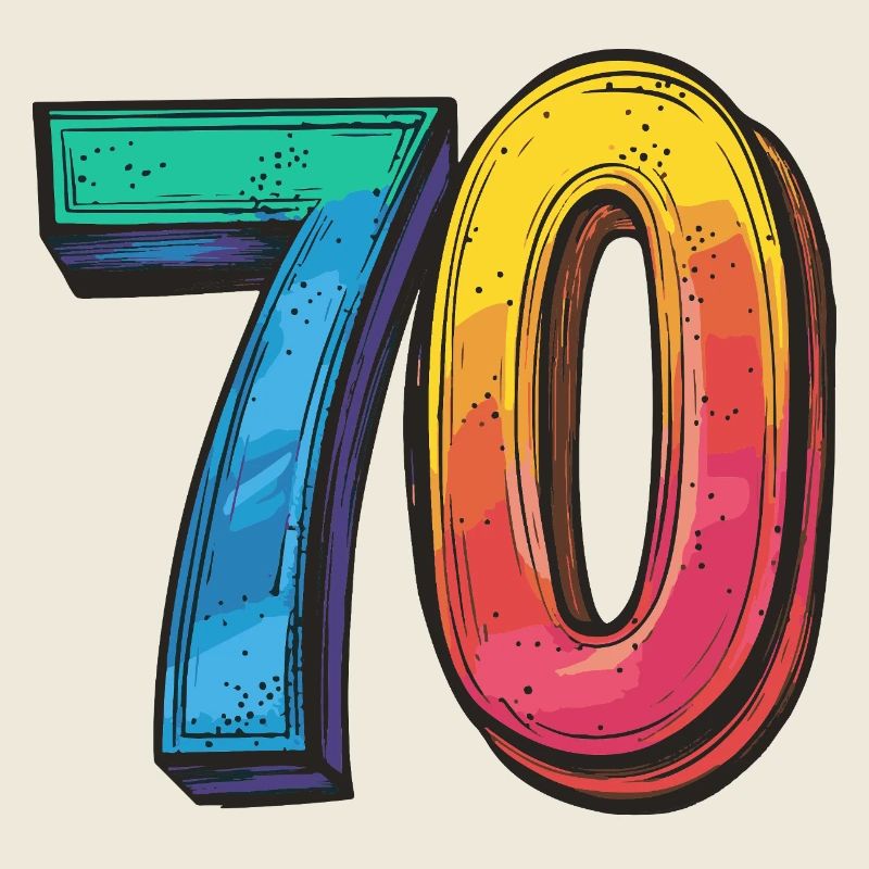 70 Number Symbol
