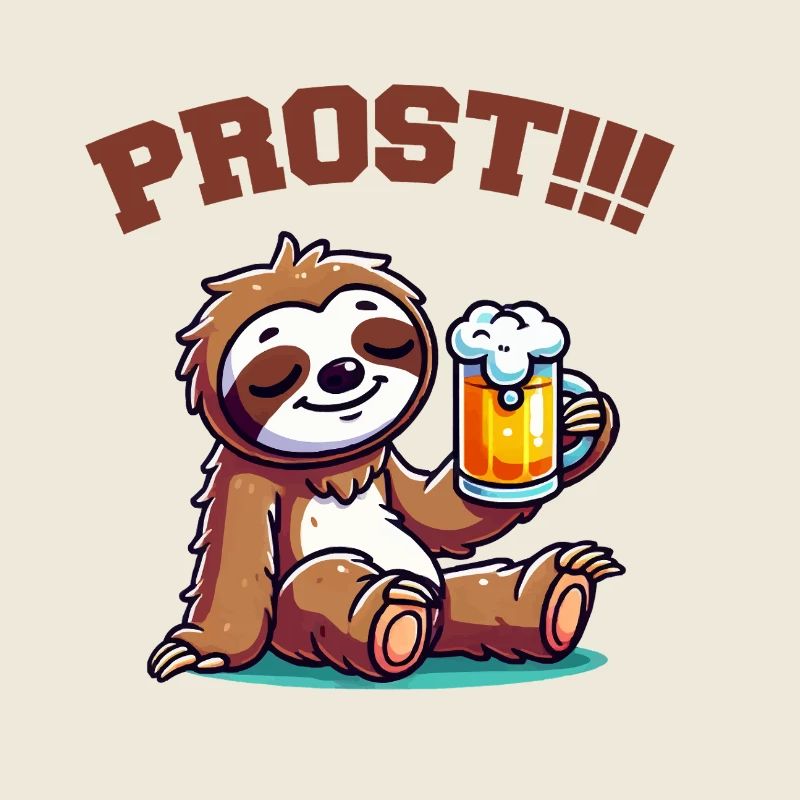 Bande dessinée de bière paresseux