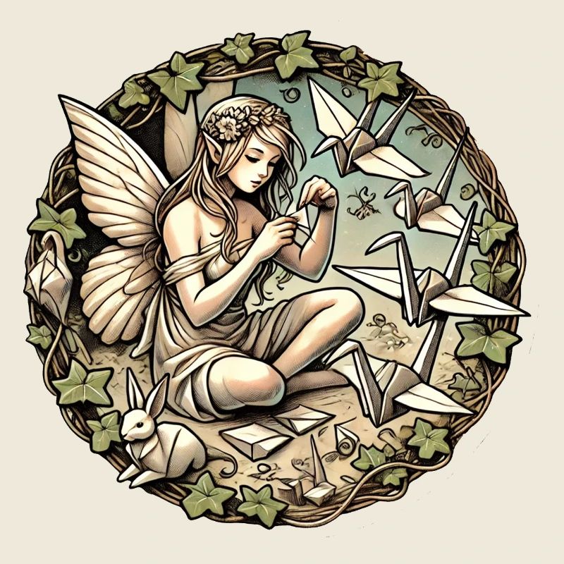Vintage Origami Fee
