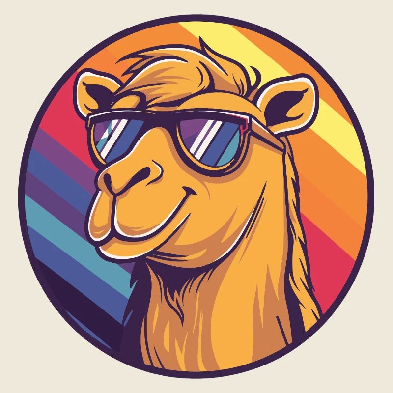 Kamel Comic Cool Sommer