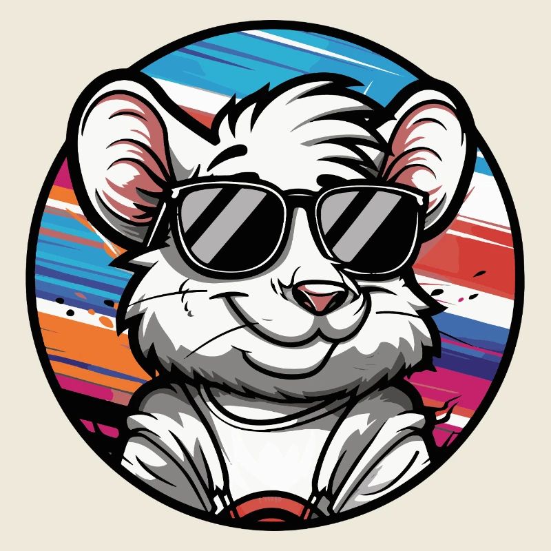 Mouse Comic Cool Summer