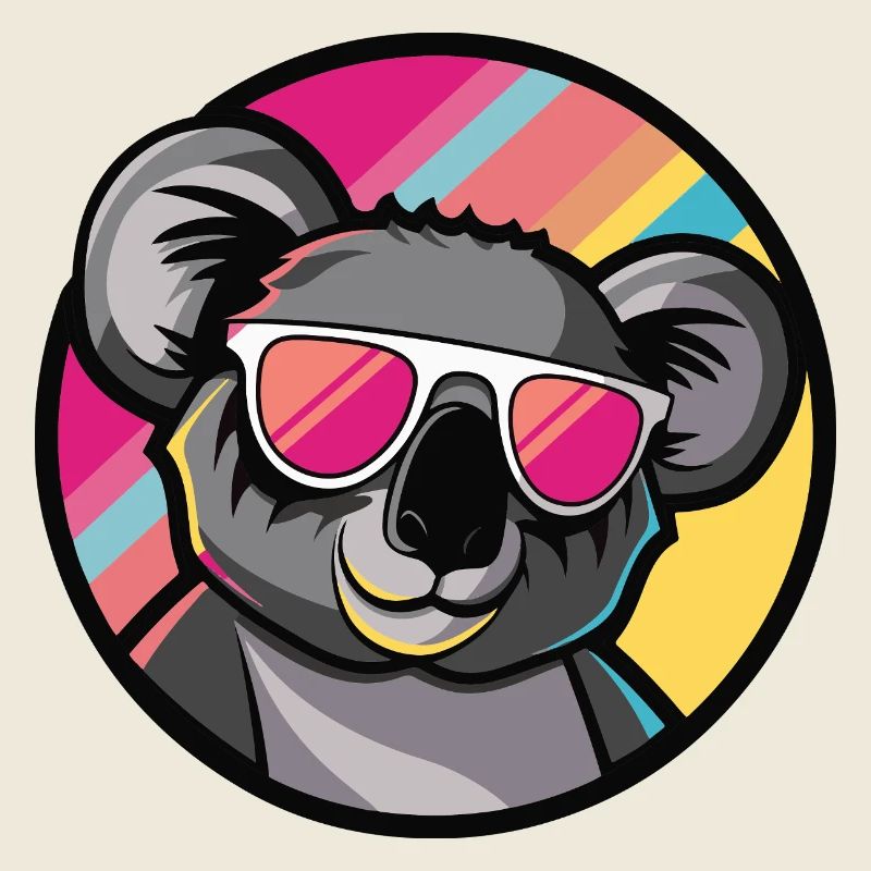 Koala Comic Cool Sommer