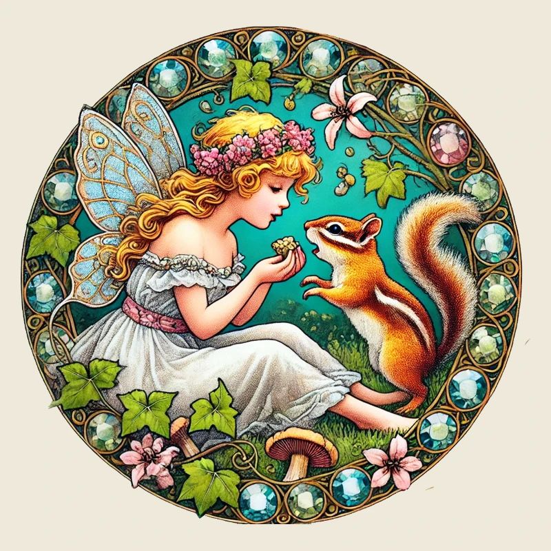 Streifenhörnchen-Fee