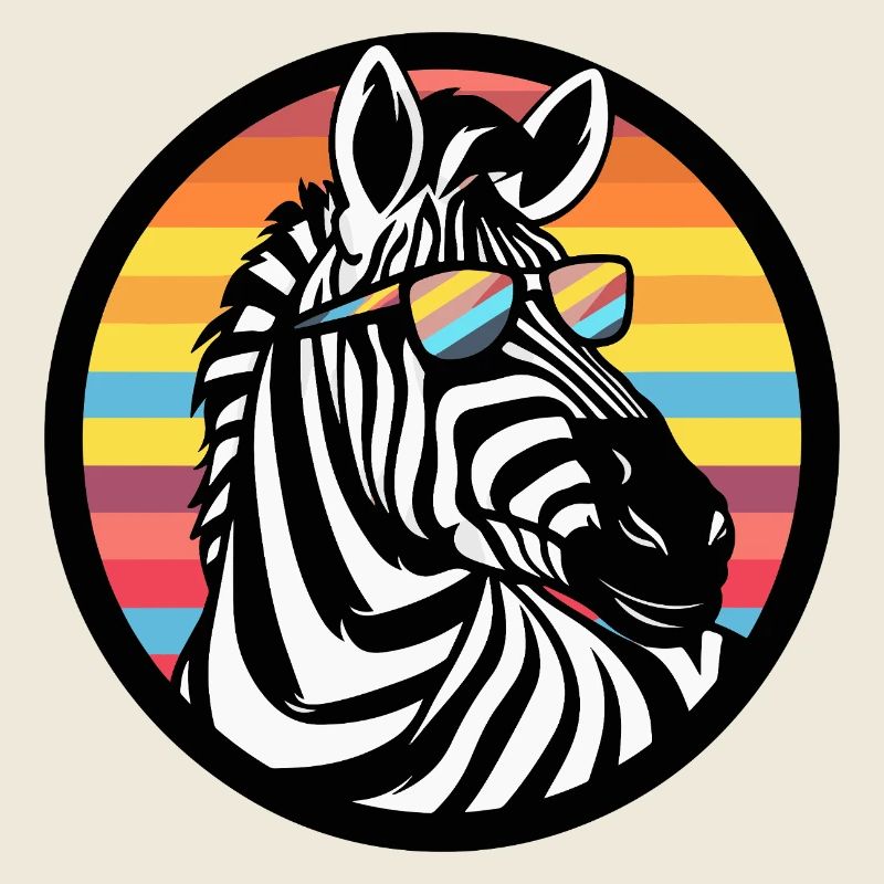 Bande dessinée zèbre Cool