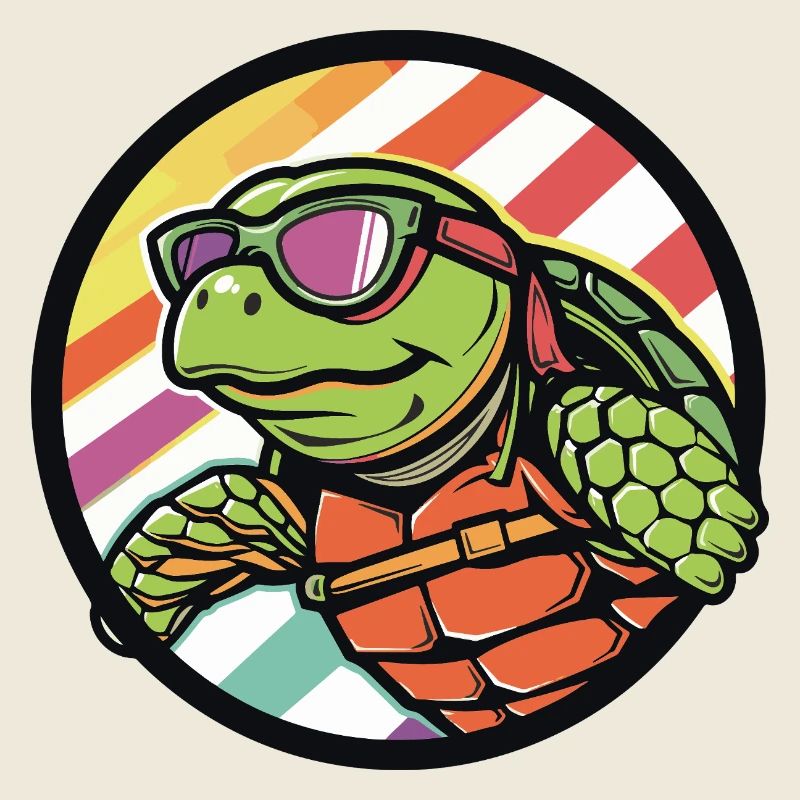 Turtle Comic Cool