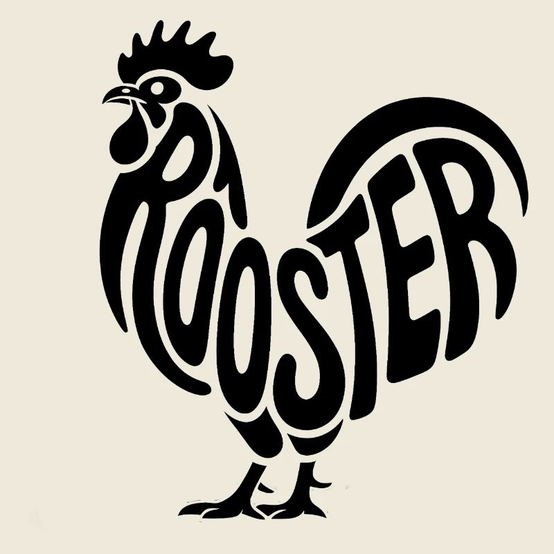 Rooster - Cool Chicken Logo