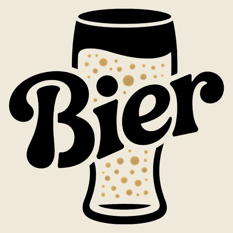 Bier - Funny Alcohol Logo