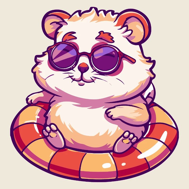 Hamster Bande Dessinée Cool