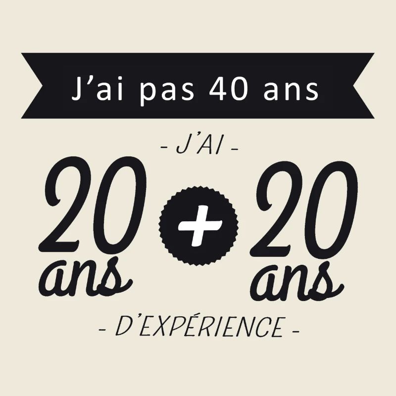 20 ans et 20 ans d'expérience