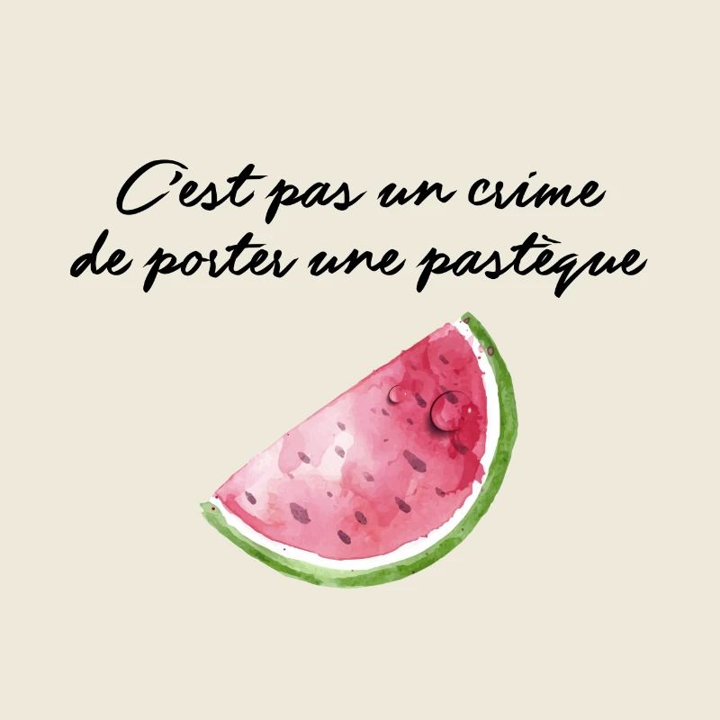 C'est pas un crime de porter une pastèque